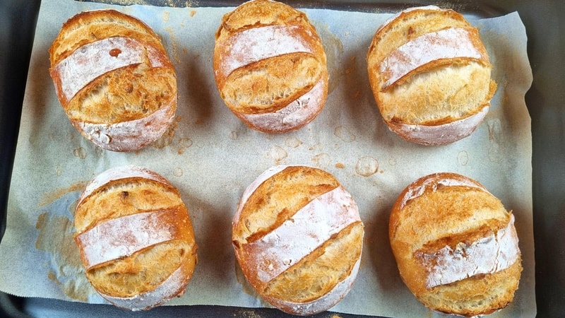 Crispy Sunflower Seed Bread Rolls