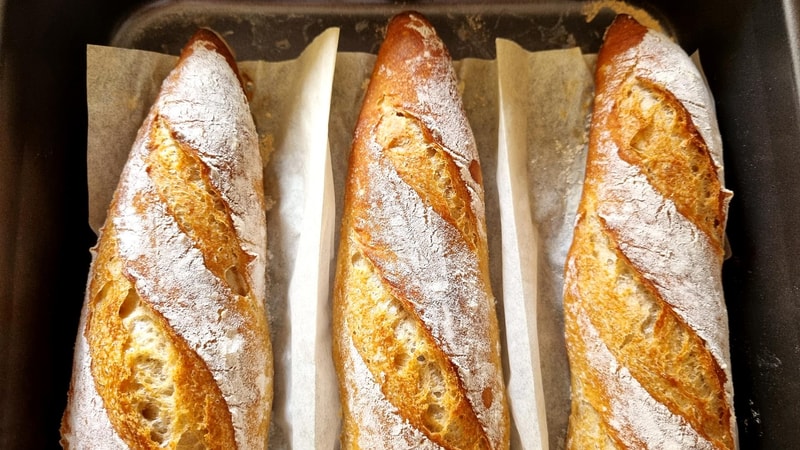 Whole Wheat Baguettes - Great Crust, Soft Inside, Amazing Flavor